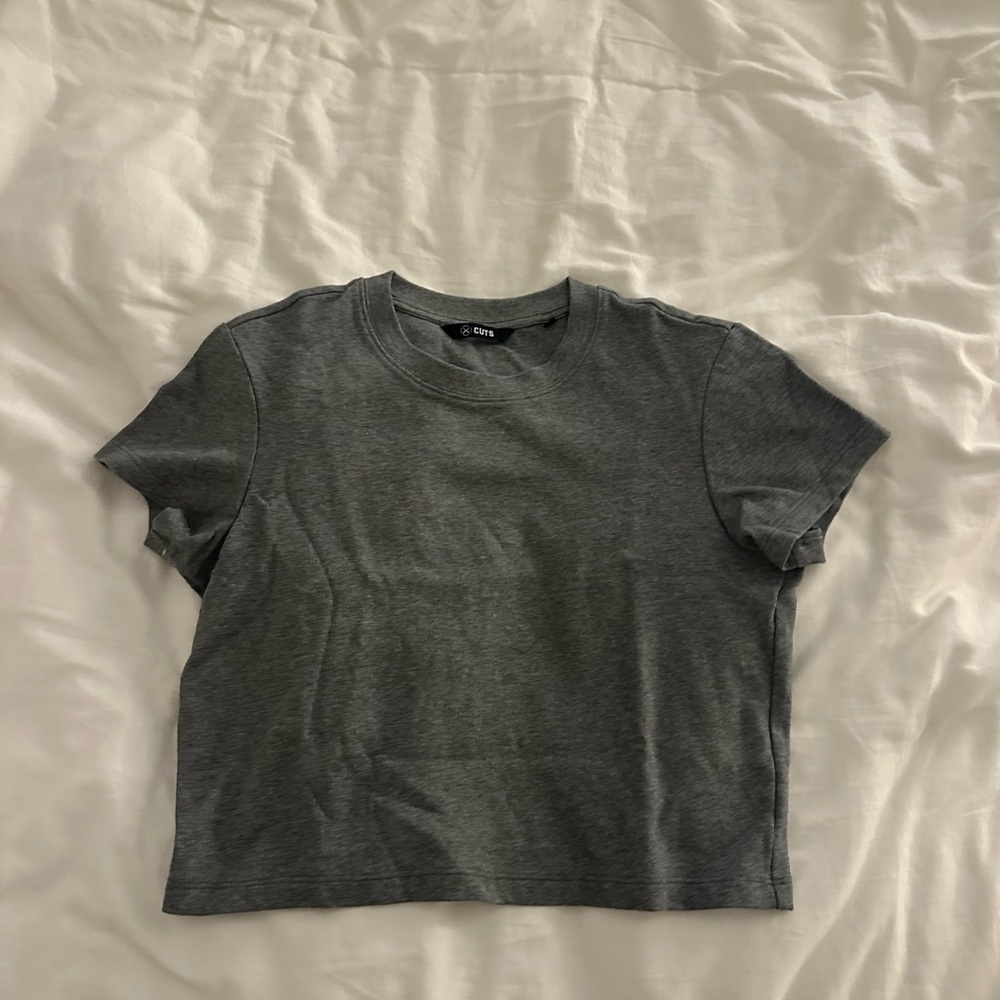 Cuts Charcoal Grey Tee
